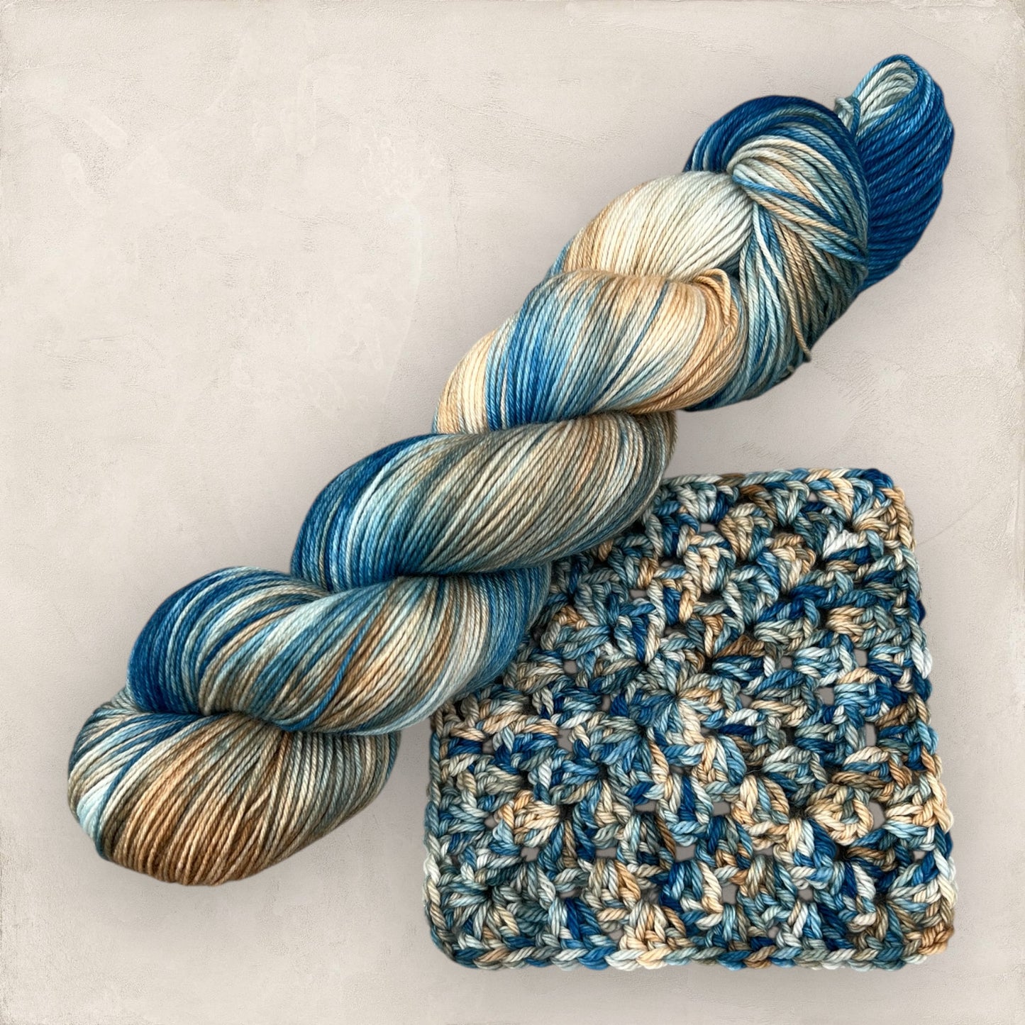 Indigo Drift 4Ply Sock Hand Dyed Yarn