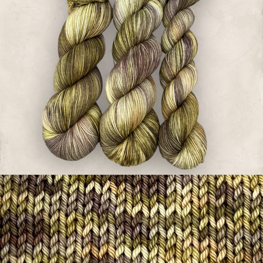 Woodland Moss DK Hand Dyed Yarn - Double Knitting