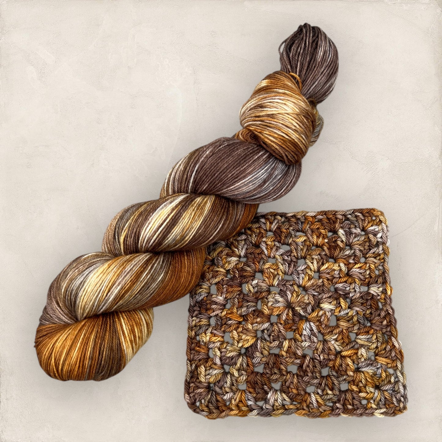 Golden Ash DK Hand Dyed Yarn - Double Knitting