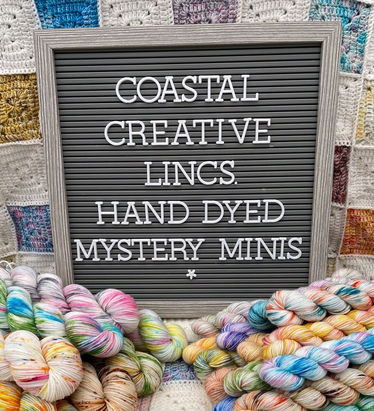 Mystery Minis 6 x 20g 4 Ply / Sock Yarn Hand Dyed image 2