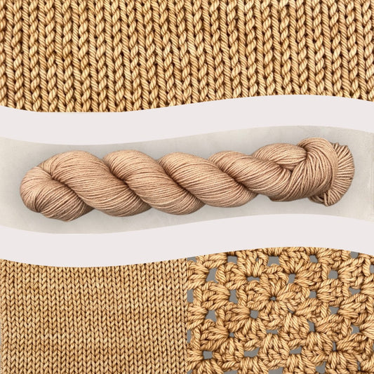 4 Ply or DK Yarn 100g- 50g - 20g -10g Skein Creamy Caramel P97