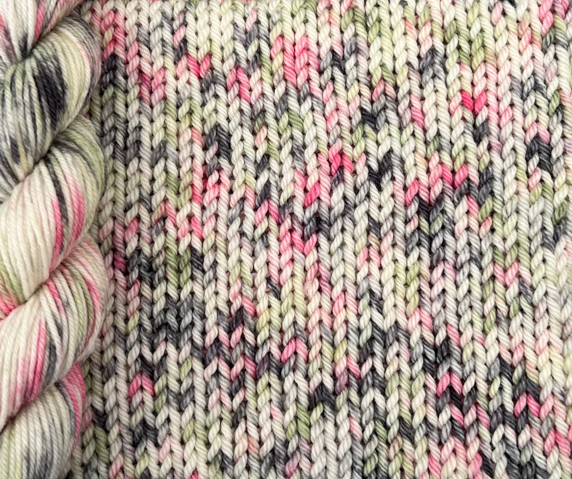 Pink Haze 4 Ply or DK Yarn 20g - 10g Mini Skein M16 image 1