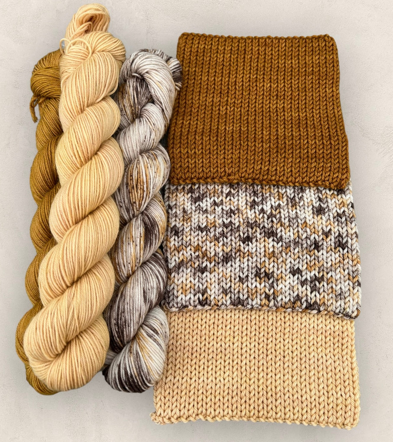 Mocha Swirl Set  DK - Double Knitting image 2