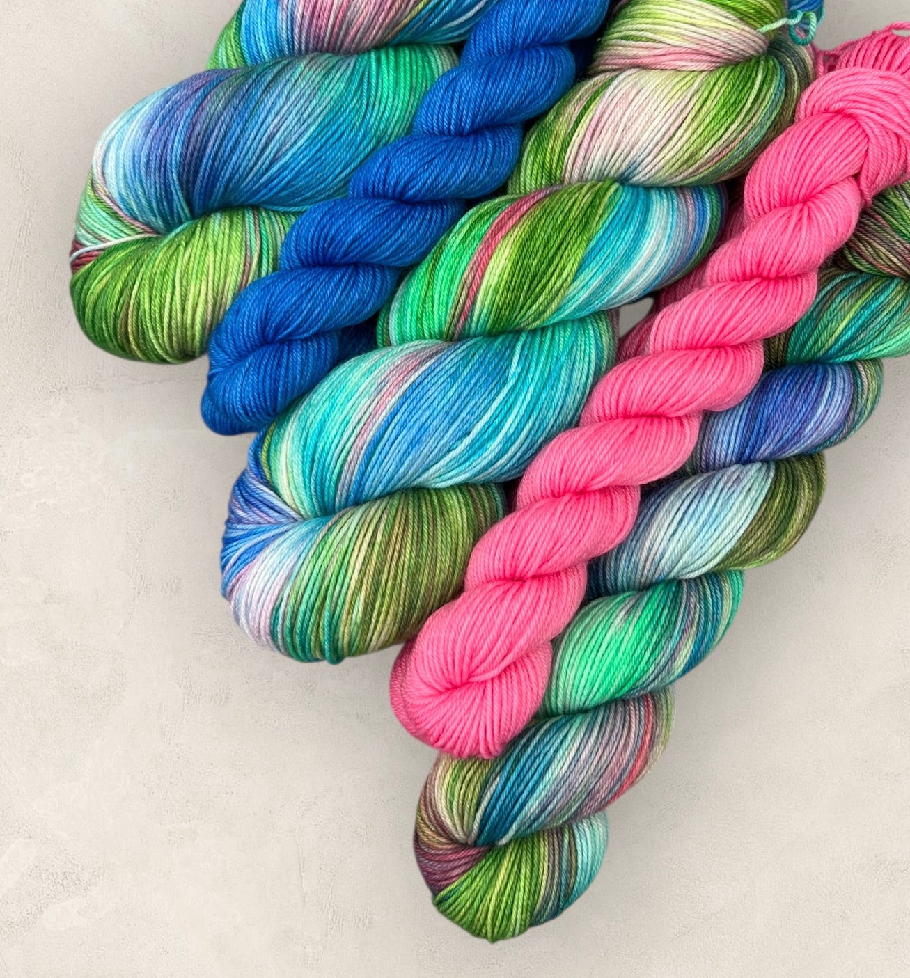 Fresh Bloom Hand Dyed Yarn Sock Set 4Ply