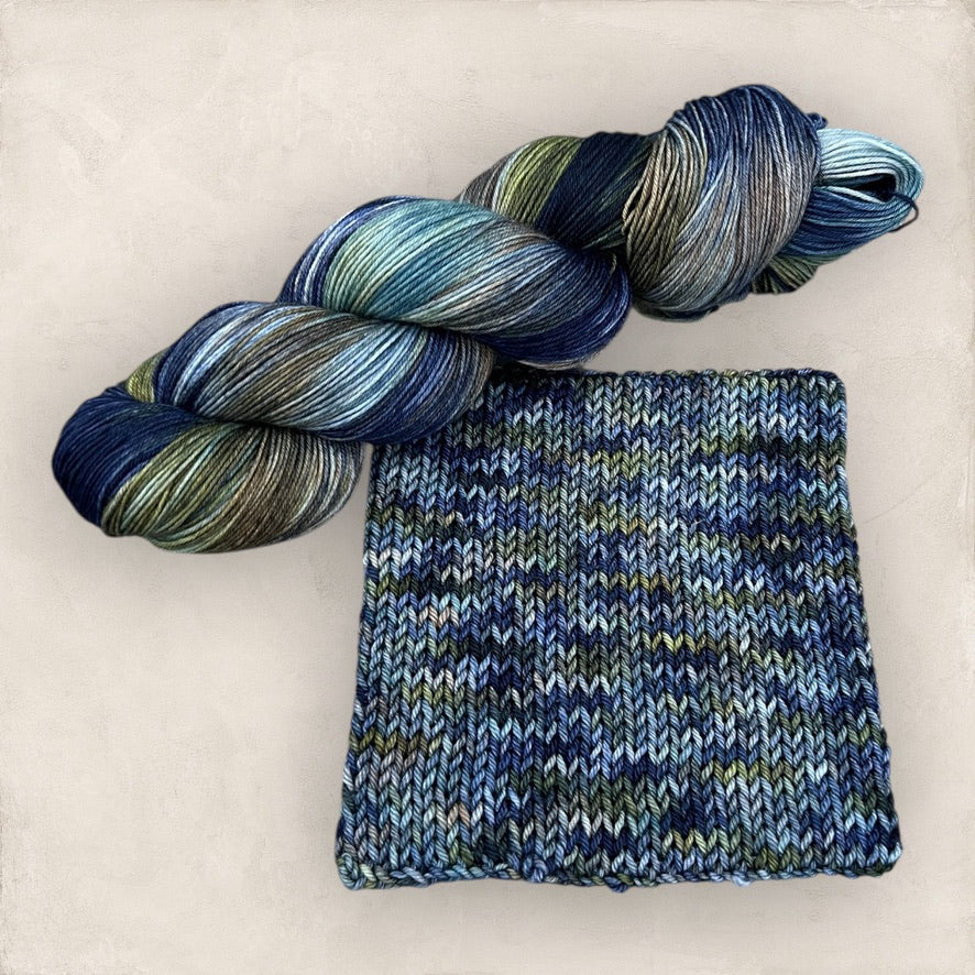 Deepwater DK Hand Dyed Yarn - Double Knitting