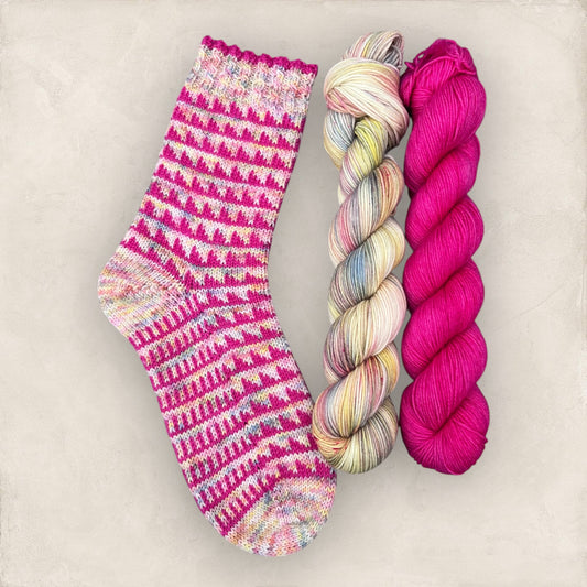 Fairy Fizz set 2 x 50g or 100g Skeins 4ply / Sock Yarn