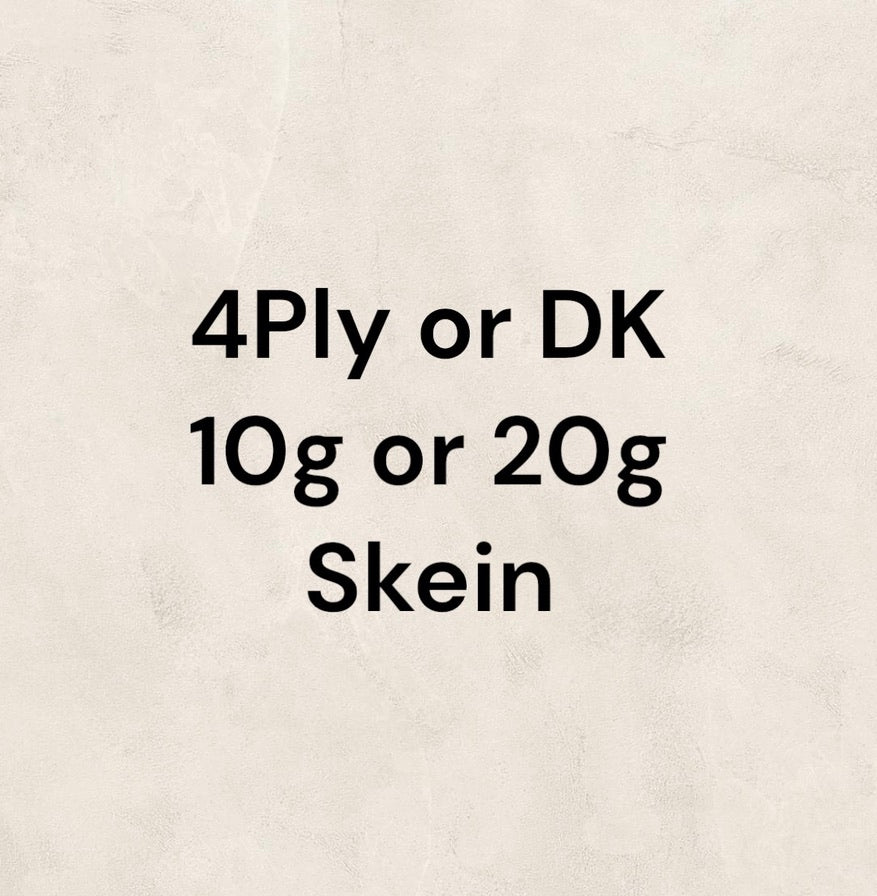 Hand Dyed Mystery Mini Skeins 24 x 10g  4Ply Yarn