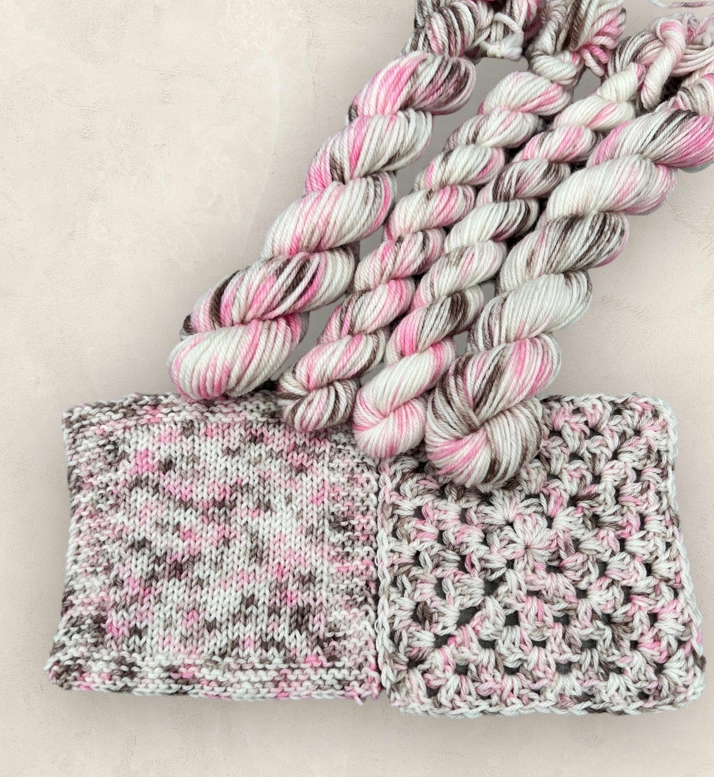 Blush Bark 4 Ply or DK Yarn 20g - 10g Mini Skein M53 image 2