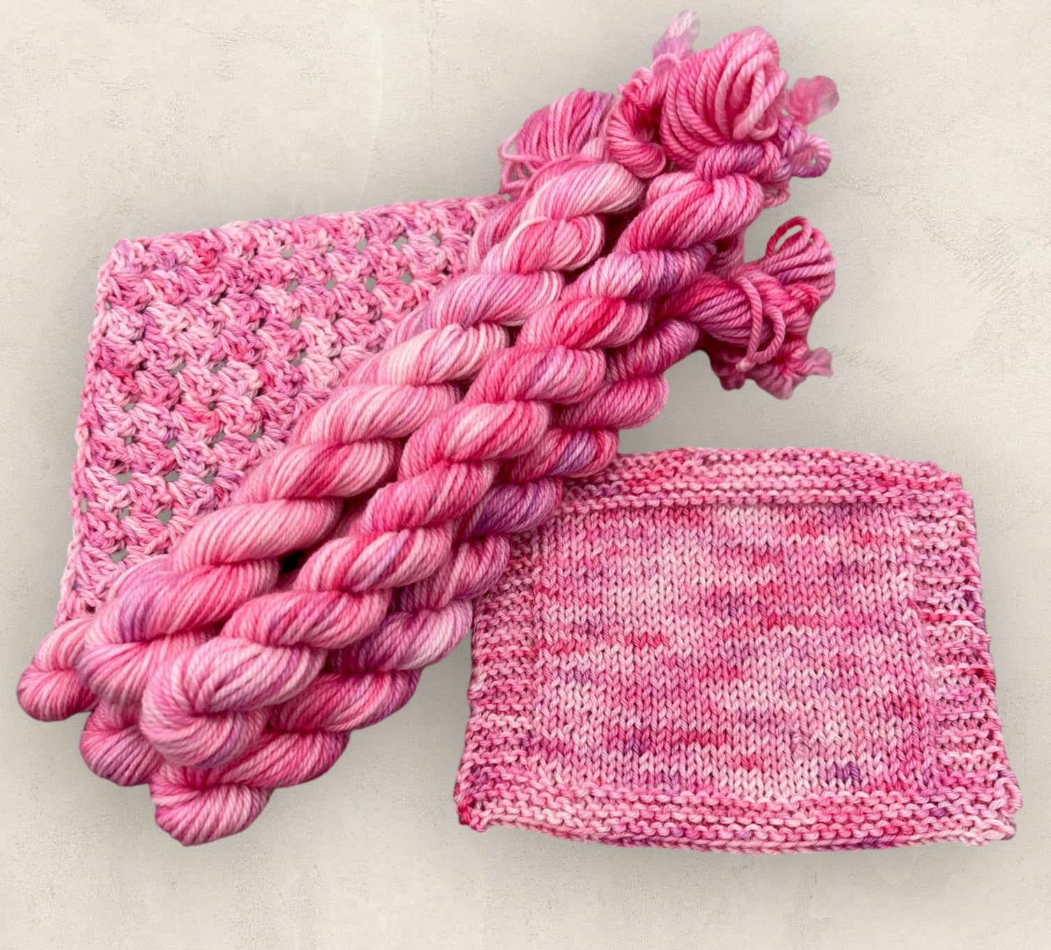 Candy Floss 4 Ply or DK - Yarn 20g 10g Mini Skein M33 image 0