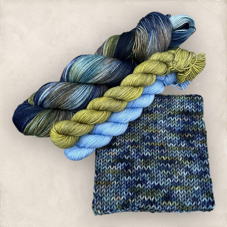 Deepwater Hand Dyed Yarn Sock Set 4Ply