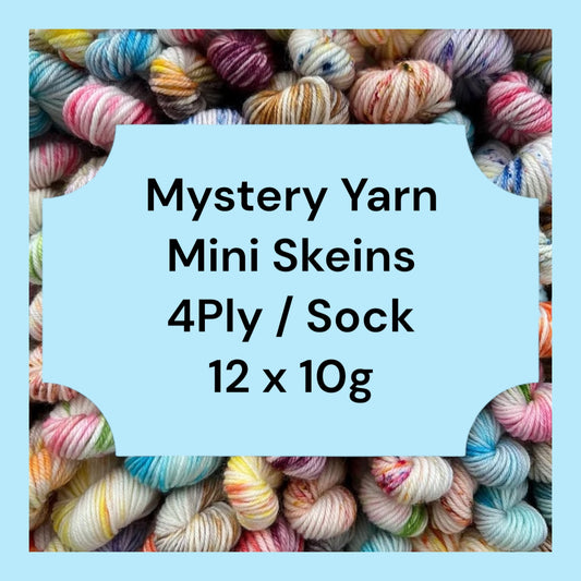 Mystery Mini 12 x 10g 4 Ply / Sock Yarn Hand Dyed image 0