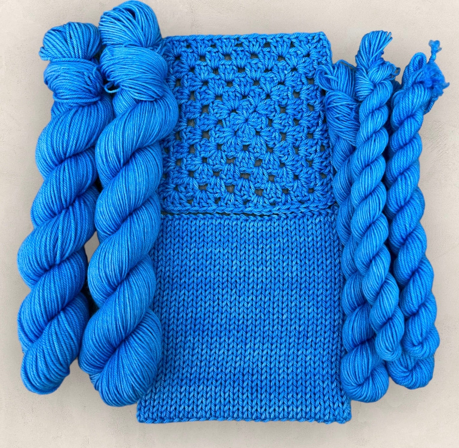 4 Ply or DK Yarn 100g- 50g - 20g -10g Blue Monday P70 image 2