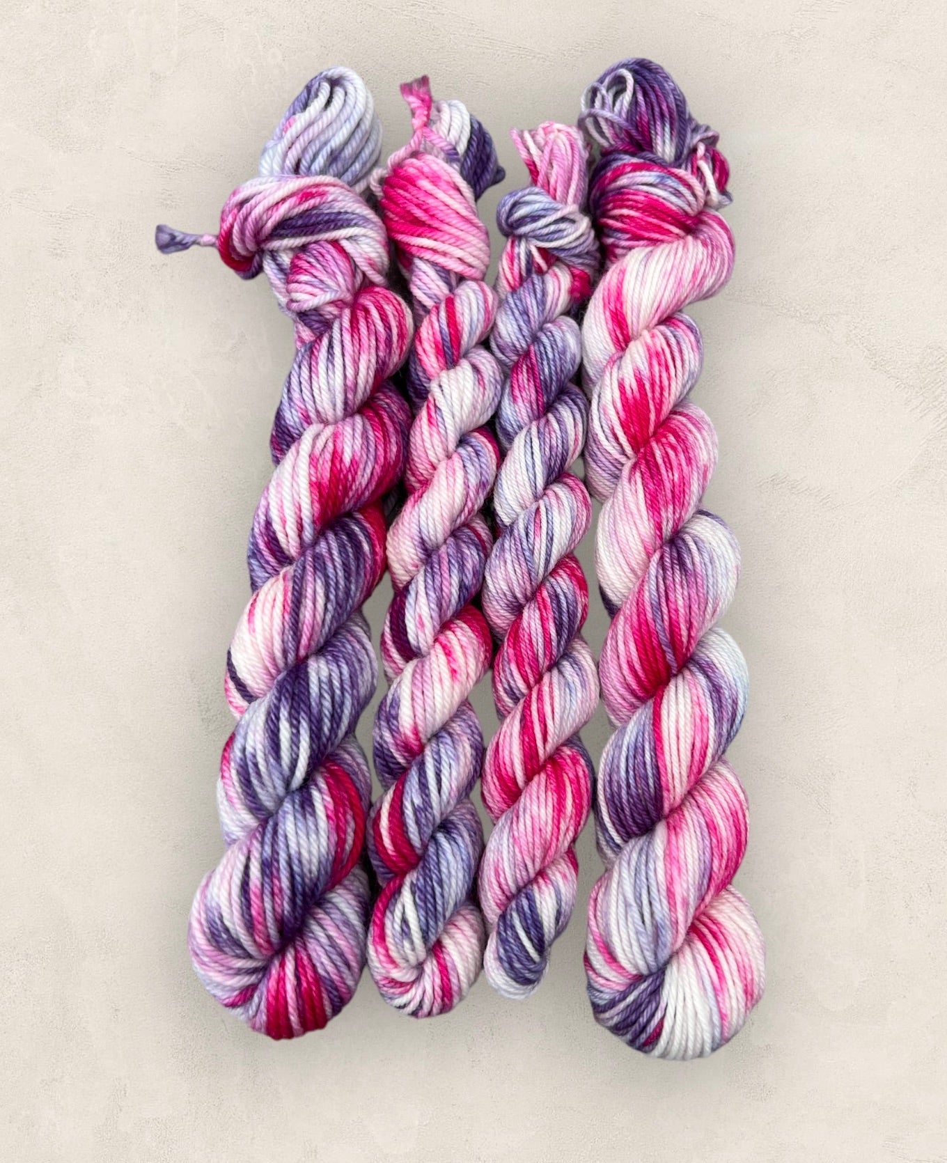 Orchid Kiss 4 Ply or DK Yarn 20g - 10g Mini Skein M79 image 2