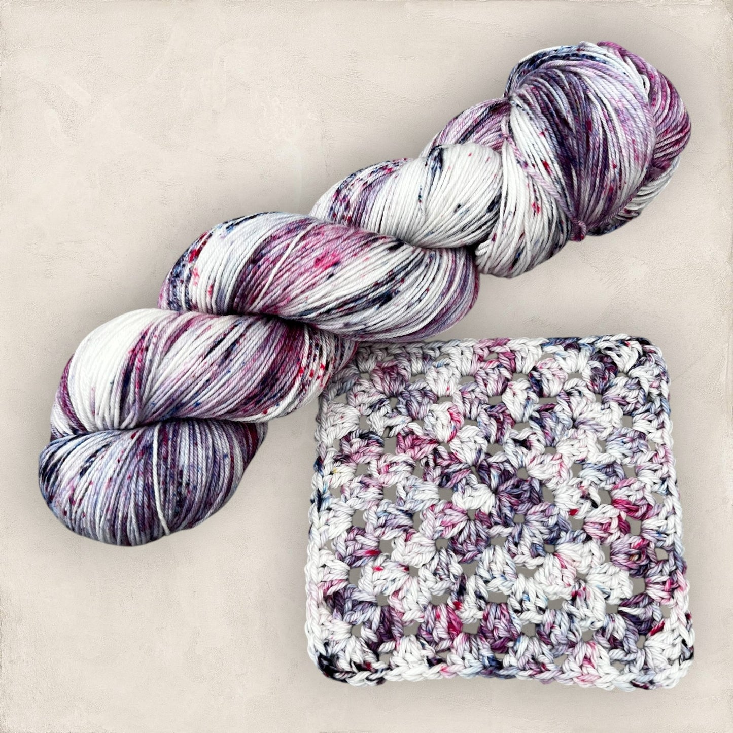 Crushed Berries DK Hand Dyed Yarn - Double Knitting