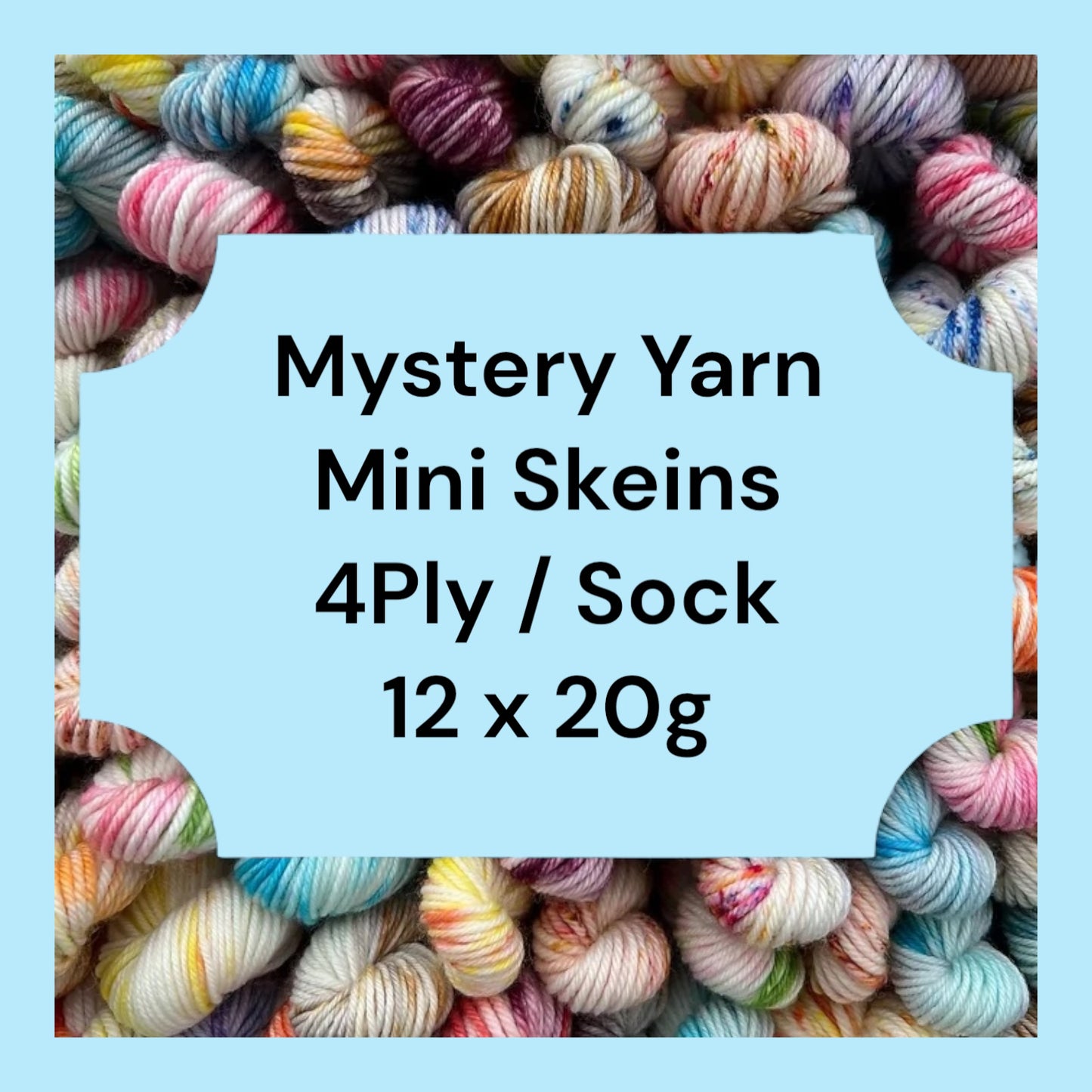 Mystery Minis 12 x 20g 4 Ply Hand Dyed Yarn image 0