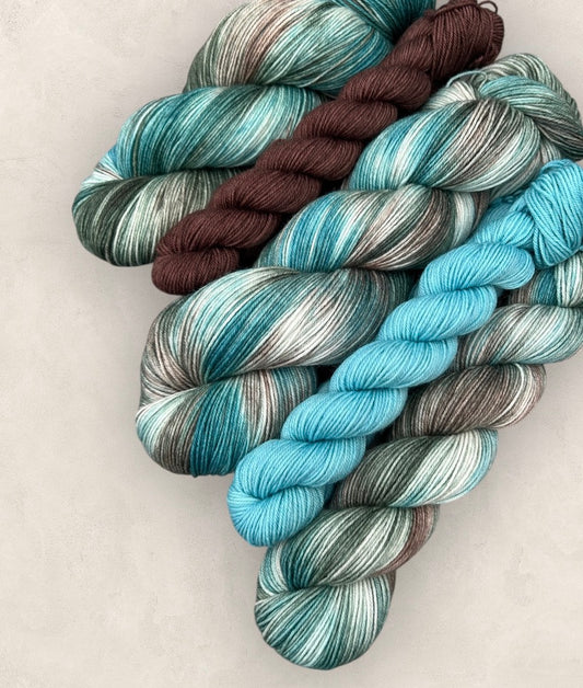 Bracken Hand Dyed Yarn Sock Set 4Ply