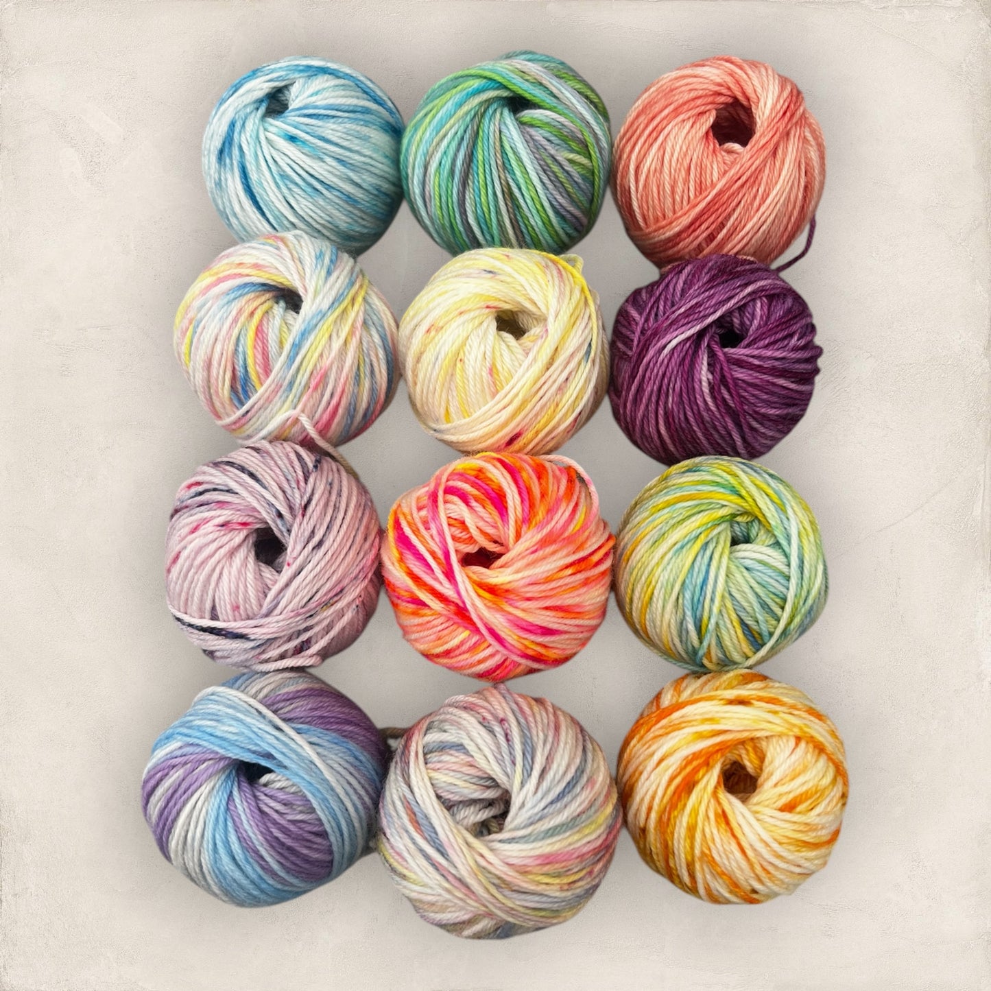 Mystery Mini Skein Balls 4Ply Sock Yarn Ready to Use Bundle