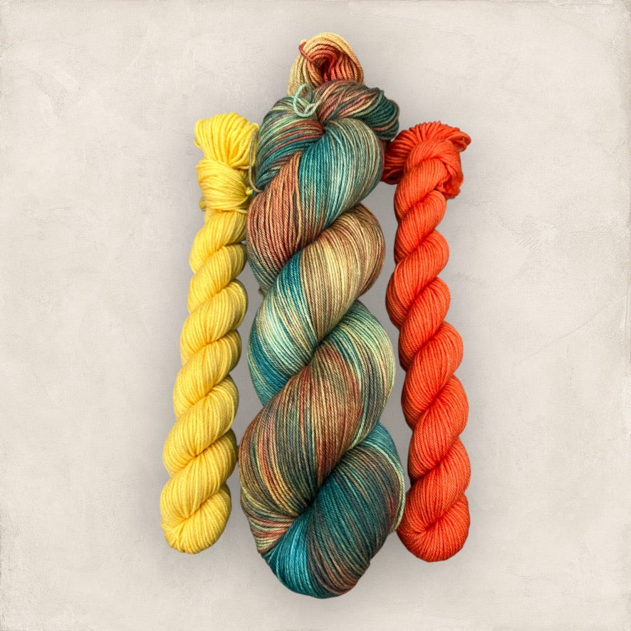 Marigold Hand Dyed Yarn Sock Set 4Ply