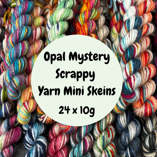 OPAL Mini Skein 24 X 10g Mix Colour / Pattern Bundle Variegated