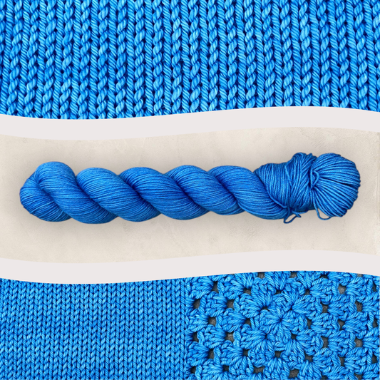 4 Ply or DK Yarn 100g- 50g - 20g -10g Blue Monday P70