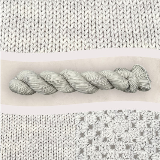 4 Ply or DK Yarn 100g- 50g - 20g -10g Pearl Grey P75