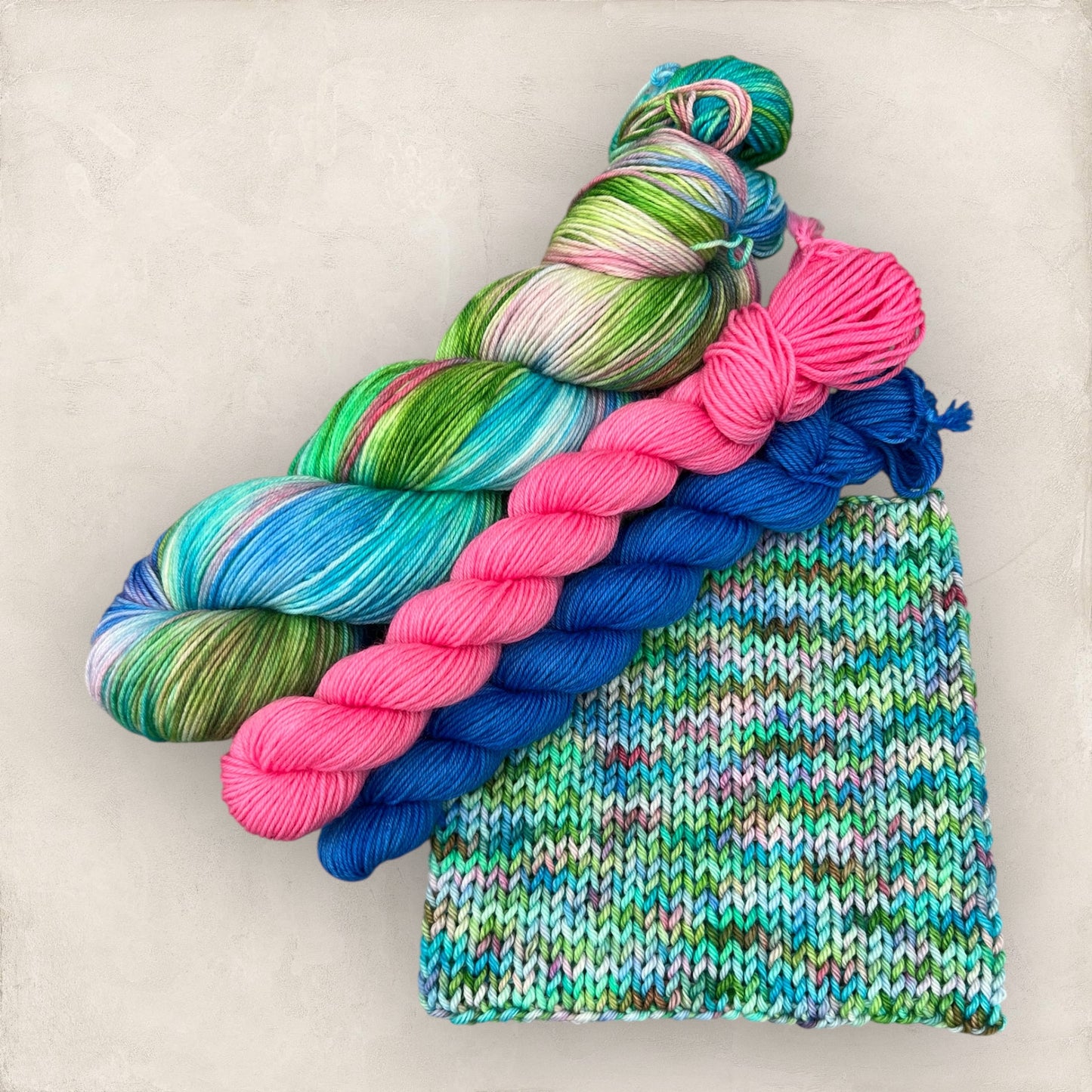 Fresh Bloom Hand Dyed Yarn Sock Set 4Ply