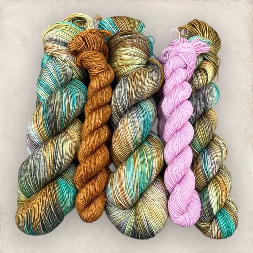 Keepsake Hand Dyed Yarn Sock Set 4Ply
