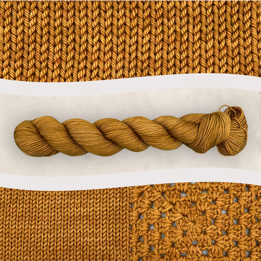 4 Ply or DK Yarn 100g- 50g - 20g -10g Honey Ginger P76