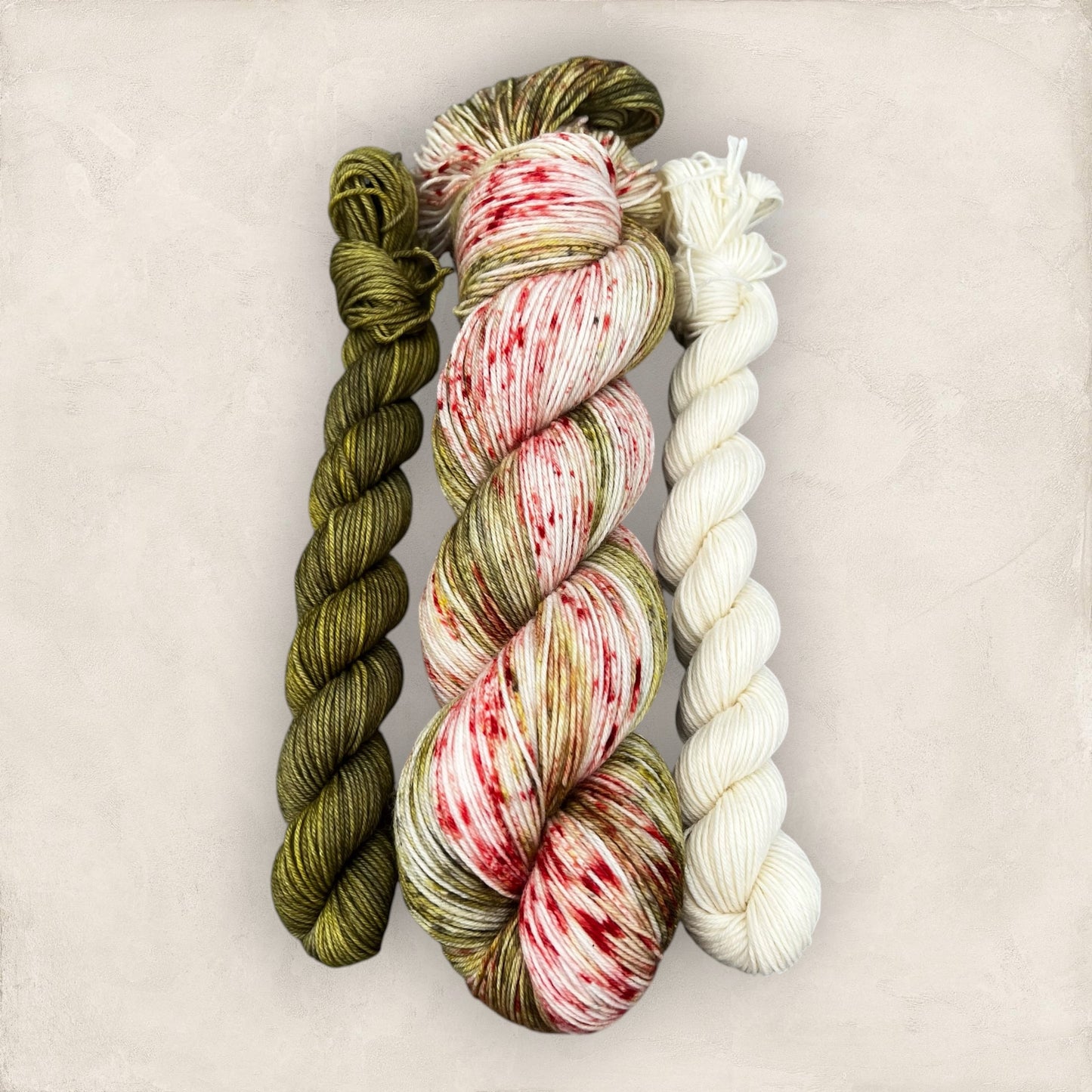 Holly & Ivy Hand Dyed Yarn Sock Set 4Ply