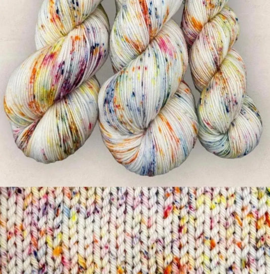 Rainbow Drops DK Hand Dyed Yarn