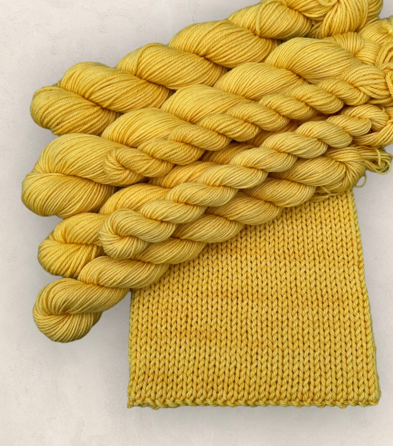 4 Ply or DK Yarn 100g- 50g - 20g -10g Golden Yellow P74 image 1