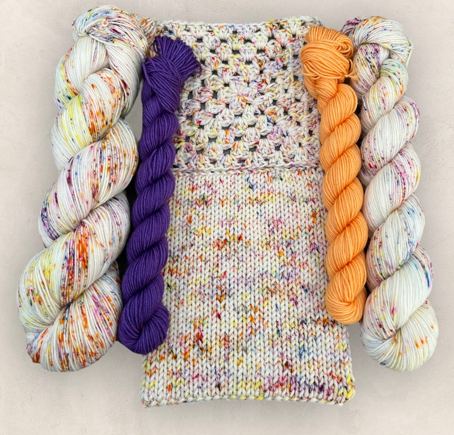 Rainbow Drops Sock Set  4 Ply image 6