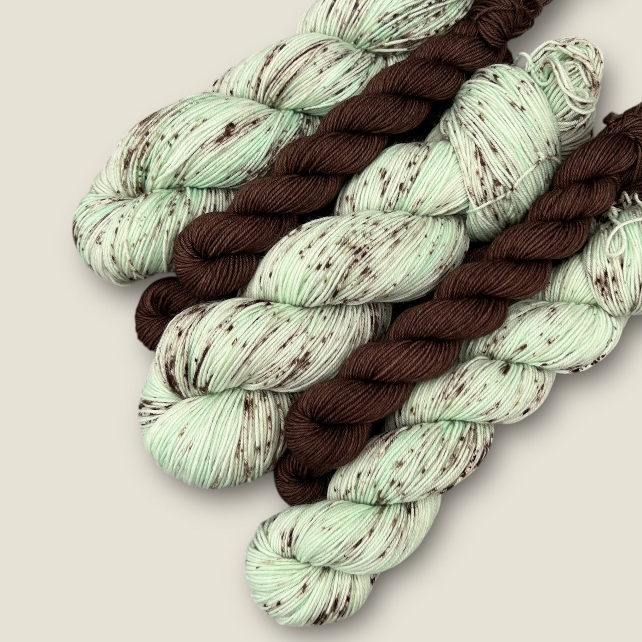 MintChoc Chip Sock Set 4 Ply - Fingering Weight image 0