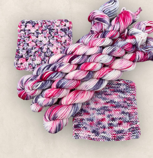 Orchid Kiss 4 Ply or DK Yarn 20g - 10g Mini Skein M79 image 0