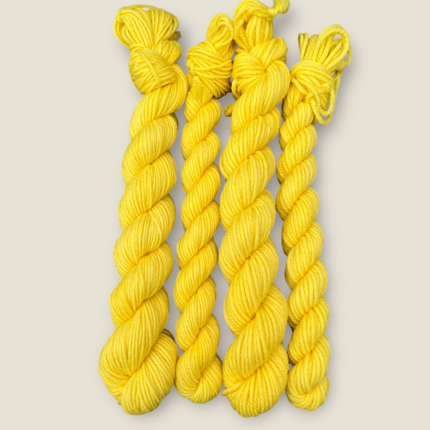 4 Ply or DK Yarn 100g- 50g - 20g -10g Citrus Yellow G16 image 4