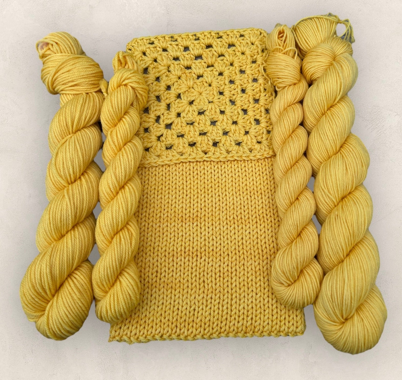 4 Ply or DK Yarn 100g- 50g - 20g -10g Golden Yellow P74 image 3