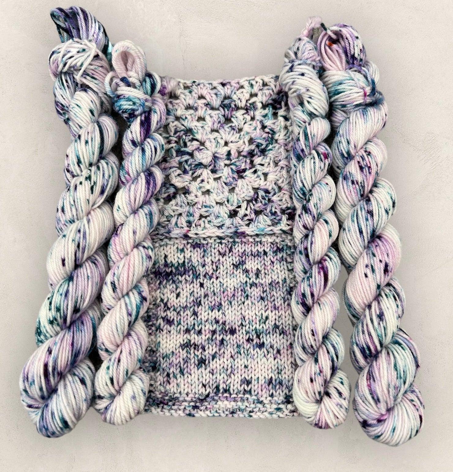 Sky Fall 4 Ply or DK Yarn 20g - 10g Mini Skein M76 image 2