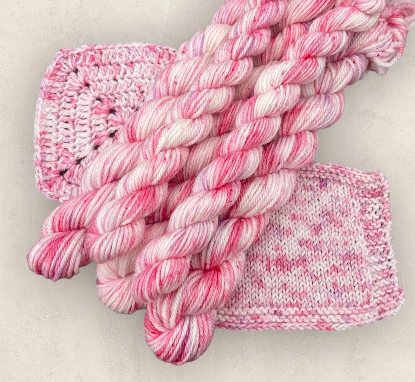 Pink a Boo 4 Ply or DK Yarn 20g - 10g Mini Skein M21 image 0