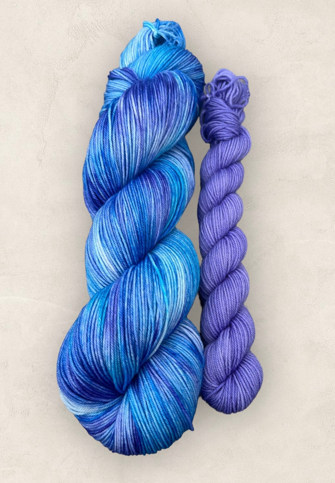 Hydrangea Sock Set Hand Dyed 4 Ply - Fingering Weight image 5