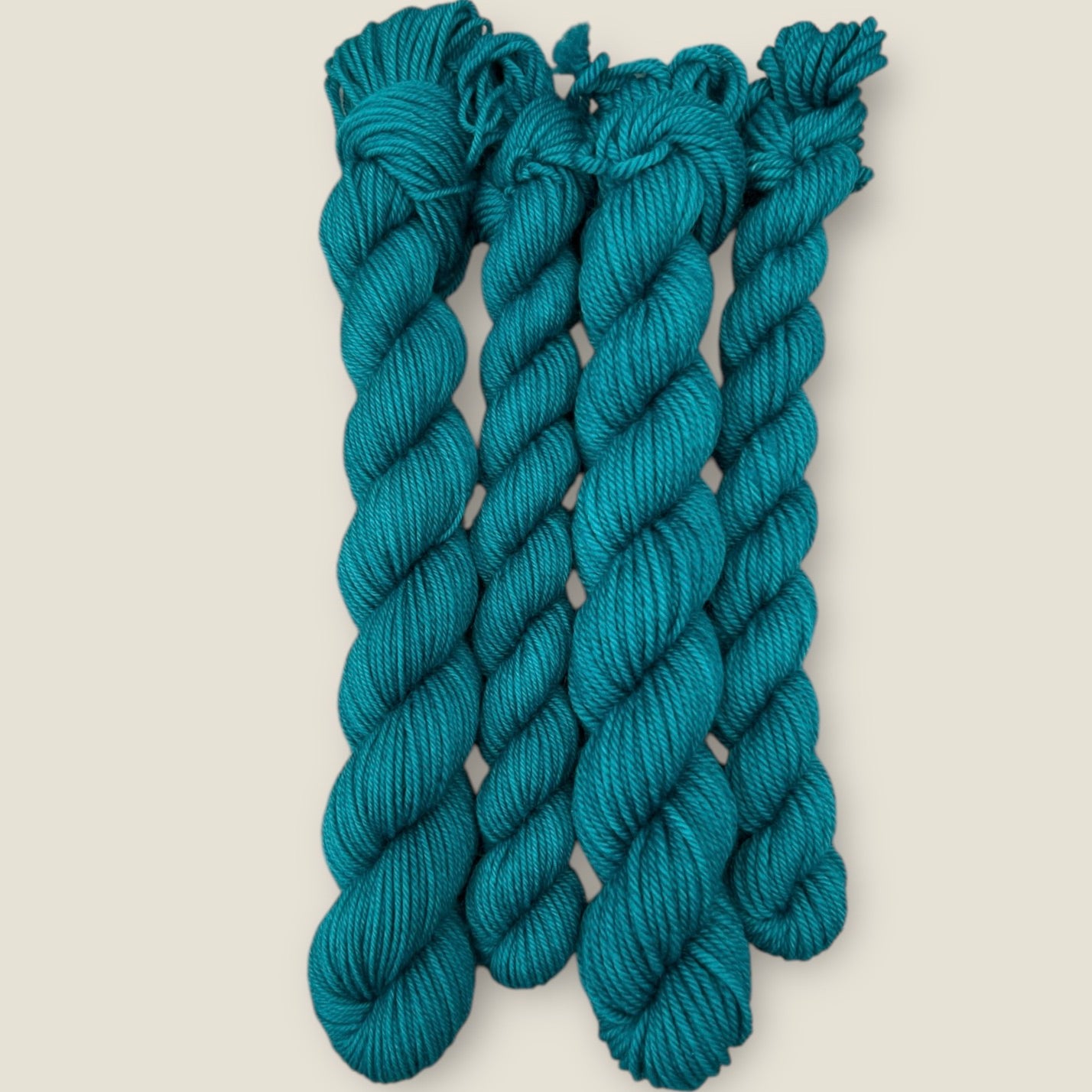 4 Ply / Sock or DK Yarn 100g- 50g - 20g -10g Teal Green G08 image 1