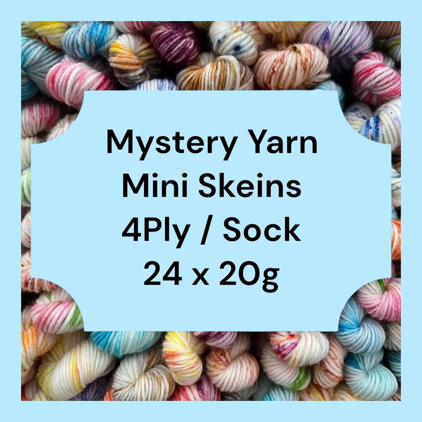 Mystery Minis 24 x 20g 4 Ply Hand Dyed Yarn image 0