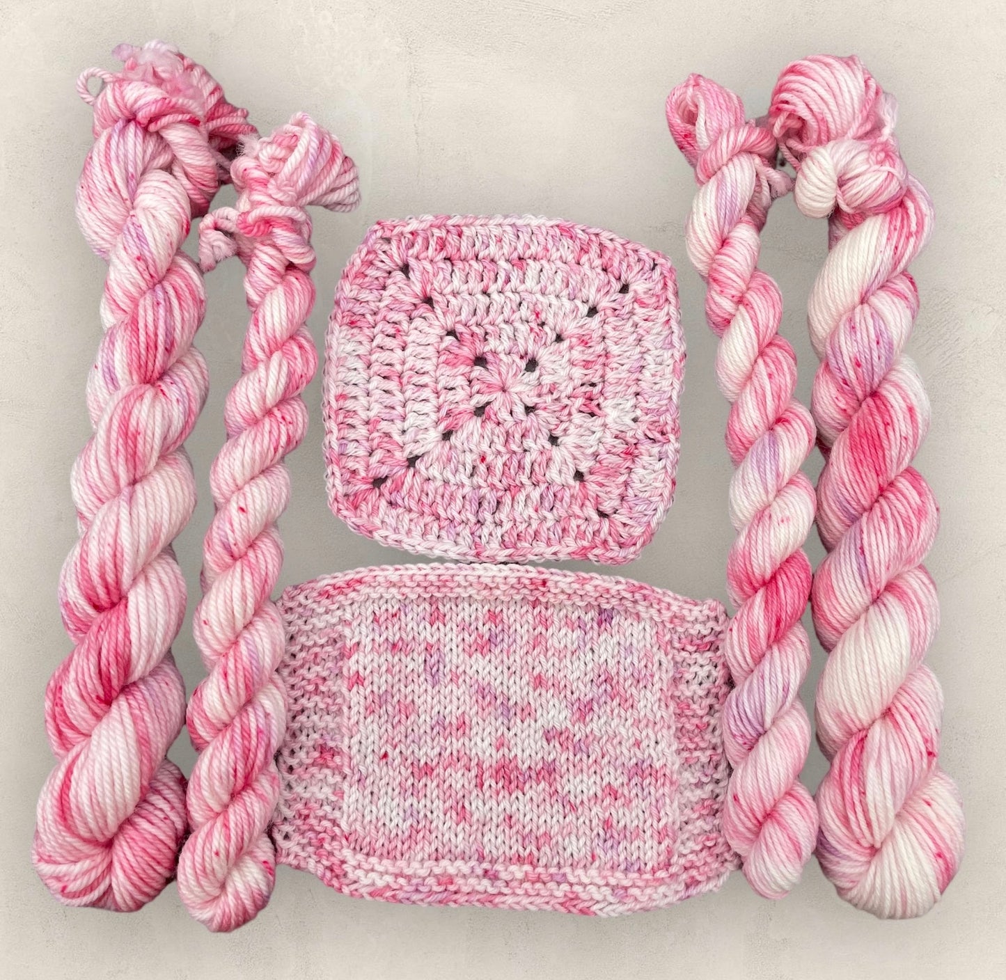 Pink a Boo 4 Ply or DK Yarn 20g - 10g Mini Skein M21 image 2