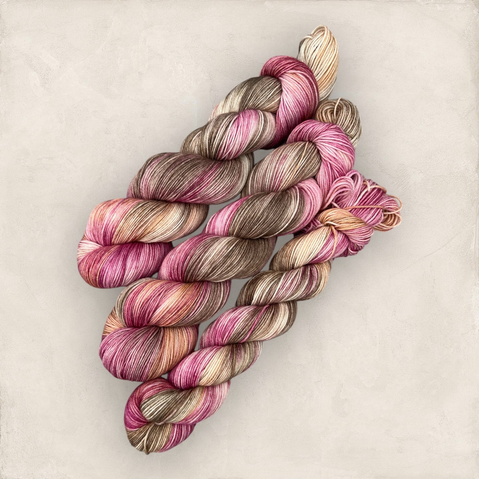 Berry Mocha 4 Ply Sock Yarn - Fingering Weight image 4