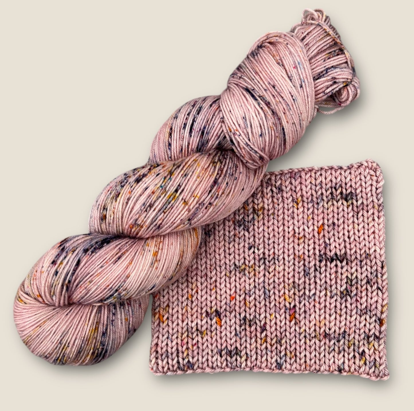 Rosewood Tweed Effect 4 Ply Sock Yarn - Fingering Weight image 2