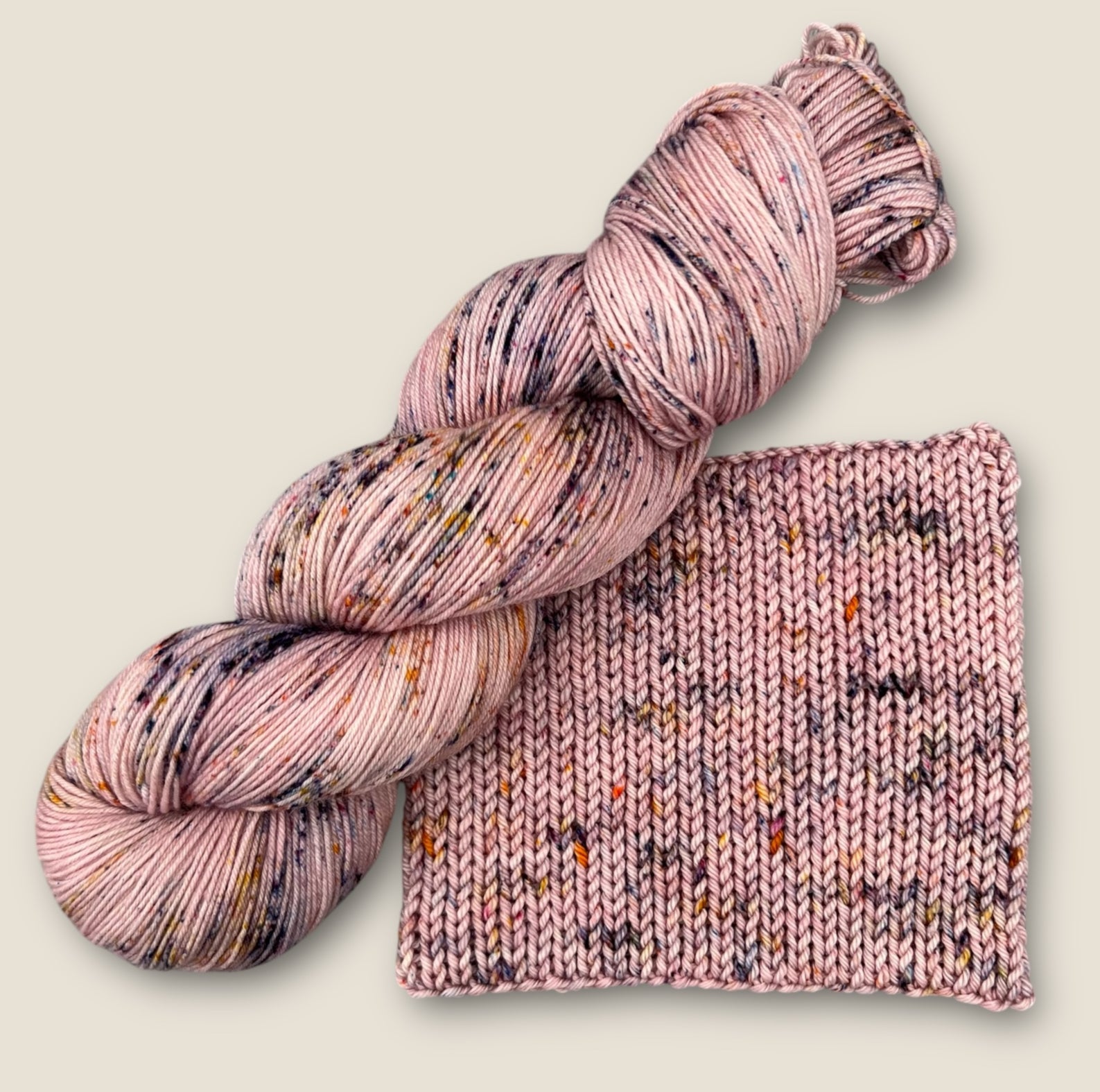 Rosewood Tweed Effect 4 Ply Sock Yarn - Fingering Weight image 2