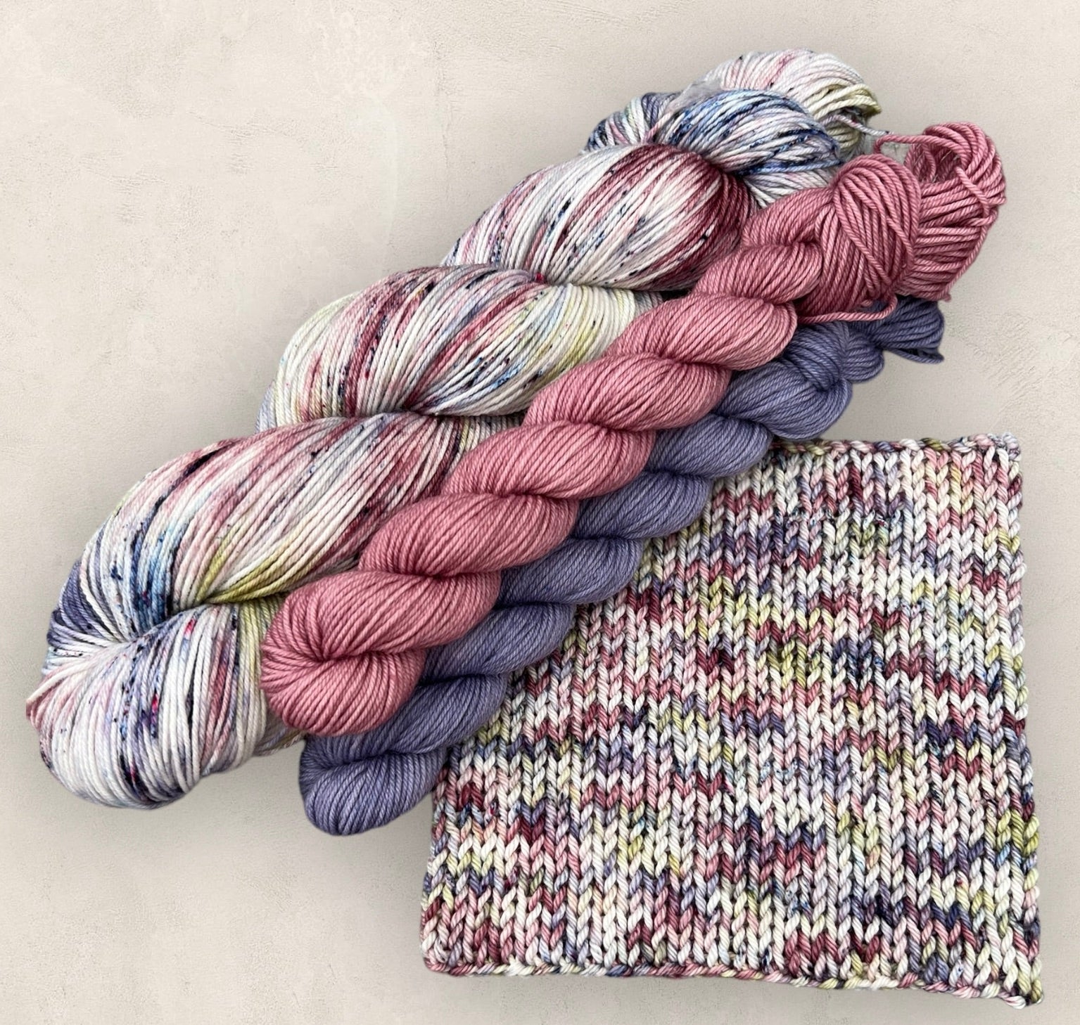 Antique Rose Sock Set 4 Ply - Fingering Weight image 3