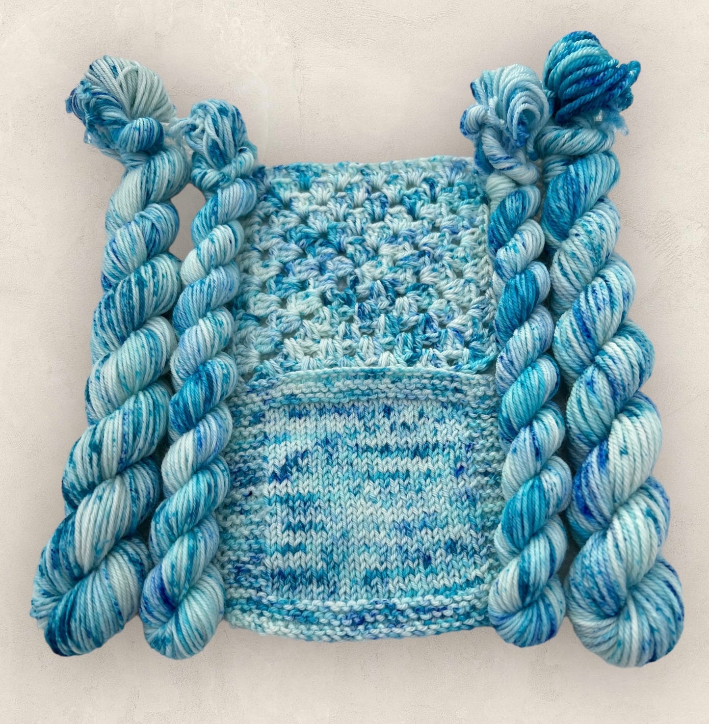 Blue Orchid 4 Ply or DK Yarn 20g - 10g Mini Skein M37 image 2