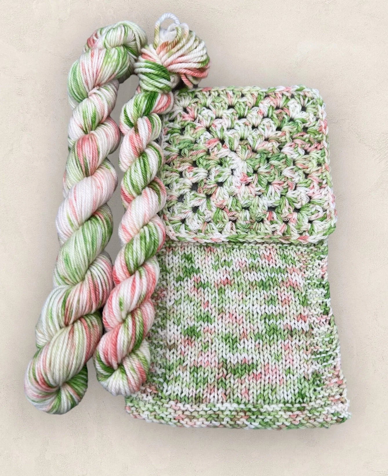 Peach Grove - 4 Ply, or DK Yarn 20g - 10g Mini Skein M15 image 2