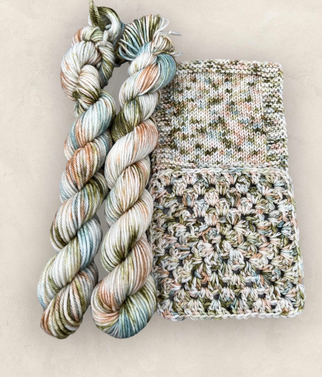 Sage Dunes 4 Ply or DK Yarn 20g - 10g Mini Skein M58 image 1