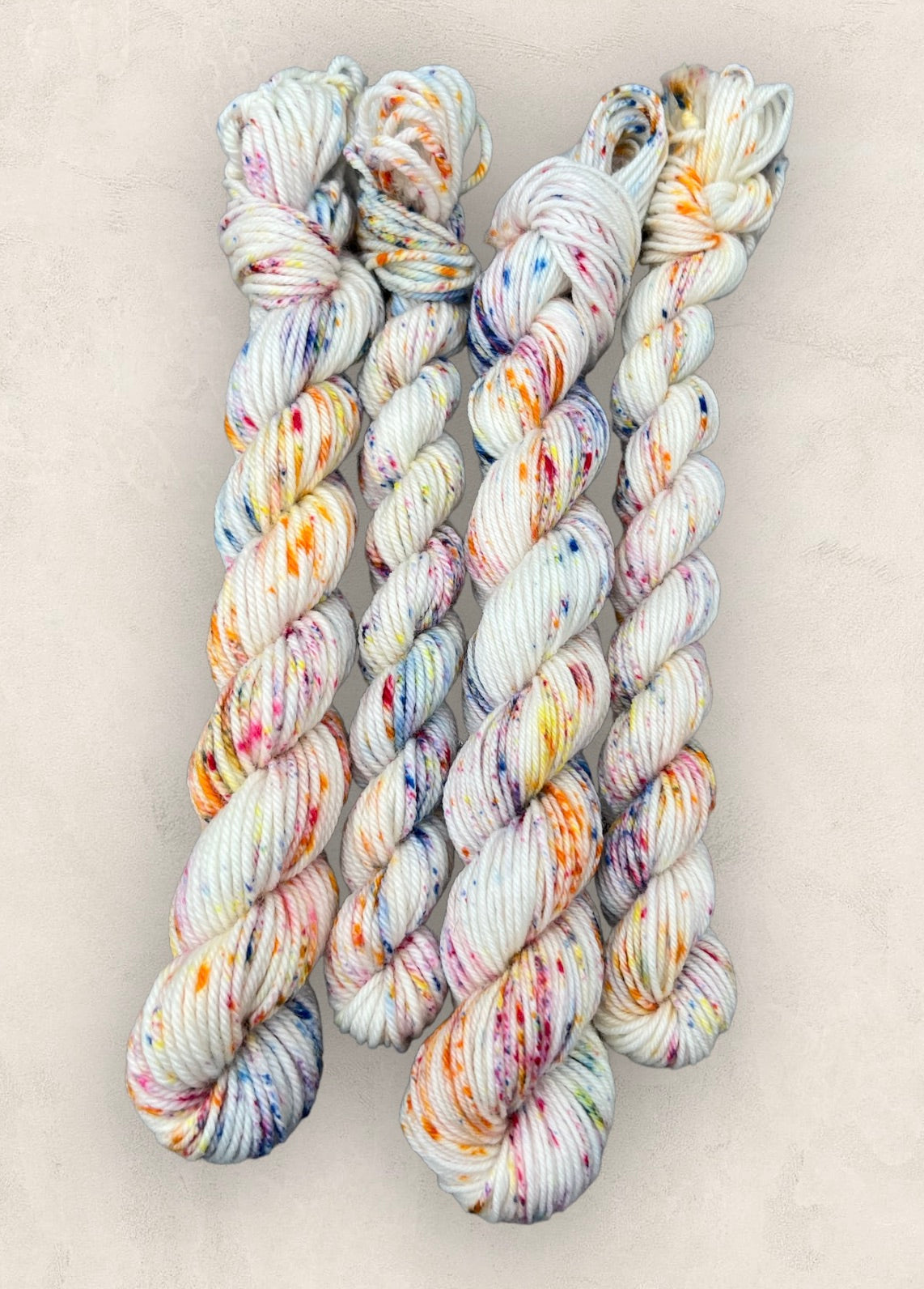 Rainbow Drops 4Ply, DK Yarn 20g - 10g Mini Skein M86 image 4
